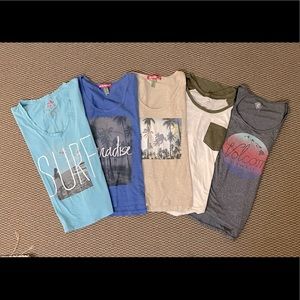 Women’s Graphic Tee Bundle (Volcom, Local Motion, Me to We)